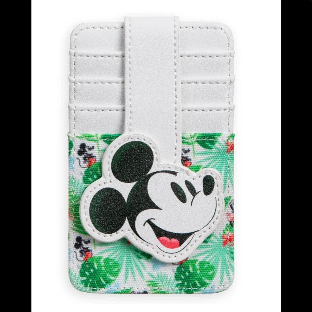 Disney Parks Mickey Mouse Tropical Card Wallet